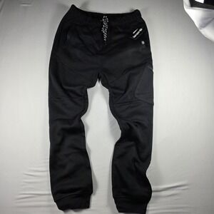 Ecko Unltd Men Jogger Pants Black Drawstring Fleece Size medium‎ NWT
